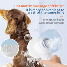 Foaming Dog Cat Dog Shampoo Bath Brush