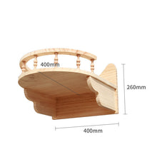 Pet Cat Climbing Frame Wall Type Solid Wood