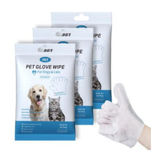 Pet Disposable Cat Dog Dry Cleaning Gloves