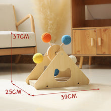 Solid Wood Rotary Table Cat Scratch Board